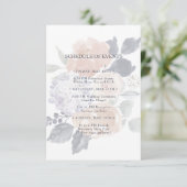 Einfache rustikale Hochzeitsplanung Begleitkarte (Stehend Vorderseite)