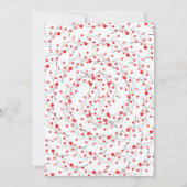 Einfache Rustikale Hochzeitsreise Einladung (Rückseite)