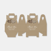 Einfache rustikale Imitate, die Papierbox mit Kraf Geschenkschachtel (Ungefaltet)