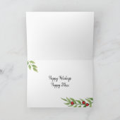 Einfache Rustikale Kaninchenleaf Weihnachten Neue (Innenseite)