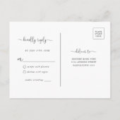 Einfache Rustikale Kraft Brown UAWG Postkarte (Rückseite)