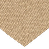 Einfache rustikale Leinwandmit Kurzer Tischläufer (Ecke)