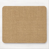Einfache rustikale Leinwandmit Mousepad (Vorne)