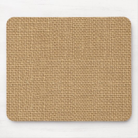 Einfache rustikale Leinwandmit Mousepad (Vorne)