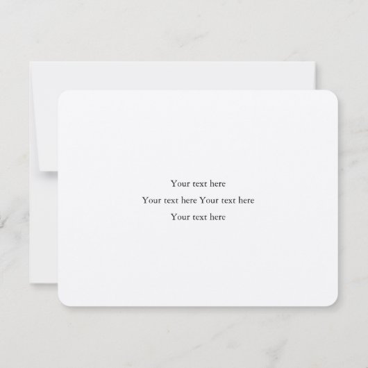 Einfache rustikale Liebe und dank Brown Kraft Wedd Dankeskarte (Rückseite)