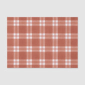 Einfache rustikale rote Muster Weihnachten Seidenpapier (Vorderseite)