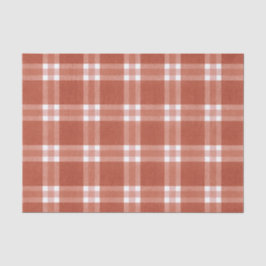 Einfache rustikale rote Muster Weihnachten  Seidenpapier