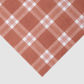 Einfache rustikale rote Muster Weihnachten Seidenpapier (Ausschnitt)