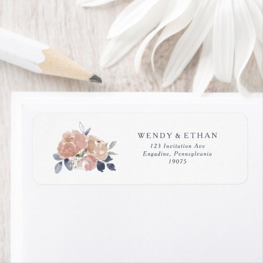 Einfache Rustikale Rücksendeadresse (Insitu)