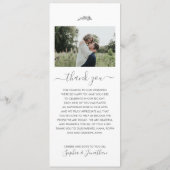 Einfache rustikale Speisekarte für Botanische Kräu Menükarte (Rückseite)