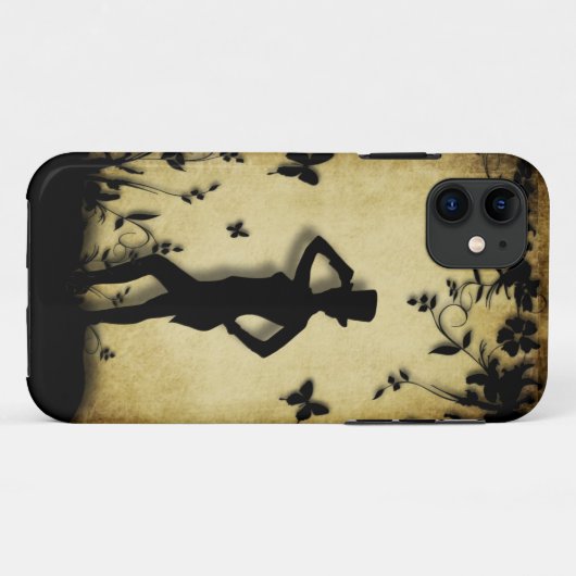 Einfache rustikale Tänzerin Case-Mate iPhone Hülle (Rückseite (Horizontal))