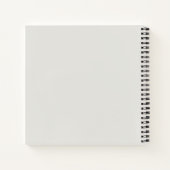 Einfache rustikale Vögel auf einem Draht Notizblock (Rückseite)