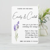 Einfache Rustikale Wasserfarbenfreude Einladung (Stehend Vorderseite)