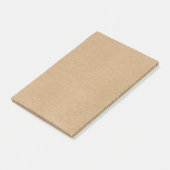 Einfache Rustikalkraft Boho Post-it Klebezettel (angewinkelt)