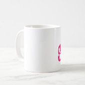 Einfache Sass-Tasse Kaffeetasse (Vorderseite Links)