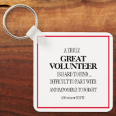 Einfache, saubere Schlüsselanhänger-Gabe Schlüsselanhänger (Vorderseite)