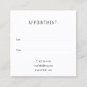 Einfache, saubere Visitenkarte (Vorderseite)