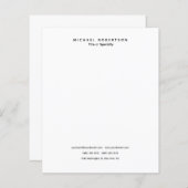 Einfache Sauberkeit Elegant Modernes, Minimalistis (Vorne/Hinten)