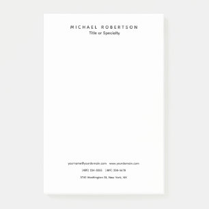 Einfache Sauberkeit Elegant Modernes, Minimalistis Post-it Klebezettel