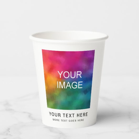 Einfache Sauberkeit individuell einstellbar Stilvo Pappbecher (Vorderseite)