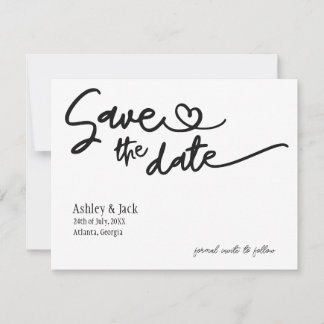 Einfache Save the Date