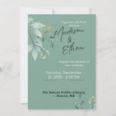 Einfache Save-the-Date-Karte Save The Date (Vorderseite)