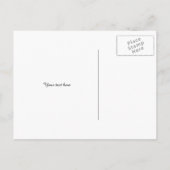 Einfache Save the Date Postkarten | Weißpolka (Rückseite)