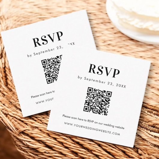 Einfache Scan QR-UAWG Fett Wedding Insert