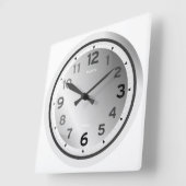 Einfache Schattierungs-Standardnummer Quadratische Wanduhr (Winkel)