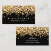 Einfache Schein-Goldlichter Visitenkarte (Vorne/Hinten)