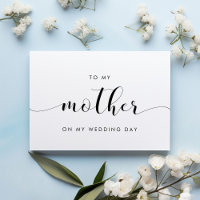 Einfache Schick für meine Mutter auf meiner Hochze