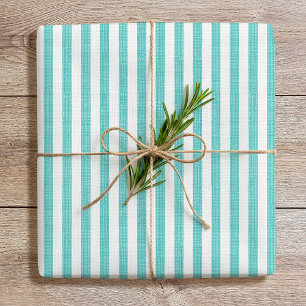 Einfache schicke Leinenschmuck gestreiftes Muster  Geschenkpapier