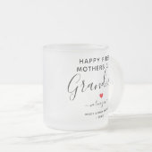 Einfache & schicke Oma Foto Collage Tasse mit Herz (VorderseiteRechts)