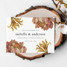 Einfache, schicke Rustikale Foto Hochzeit