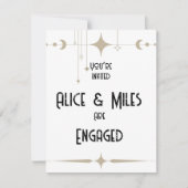 Einfache Schimmer Einladung (Vorderseite)