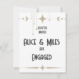 Einfache Schimmer Einladung