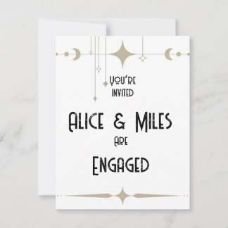 Einfache Schimmer Einladung