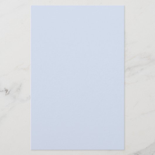 Einfache Schlicht Blue Stationery Briefpapier (Vorderseite)
