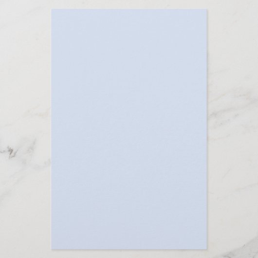 Einfache Schlicht Blue Stationery Briefpapier (Rückseite)