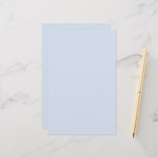 Einfache Schlicht Blue Stationery Briefpapier