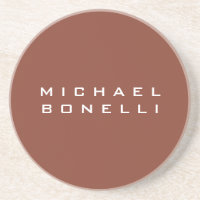 Einfache Schlicht-braun Minimalistisch-Moderne