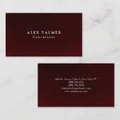 Einfache Schlicht-braune Hintergrundfarbe Original Visitenkarte (Vorne/Hinten)