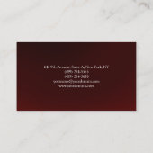 Einfache Schlicht-braune Hintergrundfarbe Original Visitenkarte (Rückseite)