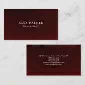 Einfache Schlicht-braune Hintergrundfarbe Original Visitenkarte (Vorne/Hinten)