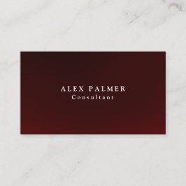 Einfache Schlicht-braune Hintergrundfarbe Original Visitenkarte