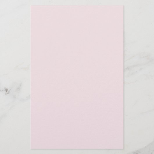 Einfache Schlicht Dusty Rose Stationery Briefpapier (Rückseite)