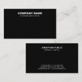 Einfache Schlicht Elegante Beruflich Moderne Schwa Visitenkarte (Vorne/Hinten)