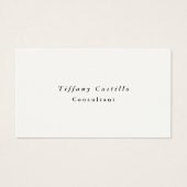 Einfache Schlicht Elegante Minimalistisch Moderne  (Vorderseite)