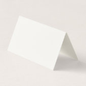 Einfache Schlicht Elegante Minimalistisch Moderne Visitenkarten (Rückseite)