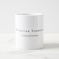 Einfache Schlicht Elegante Schwarz-weiß Minimalist